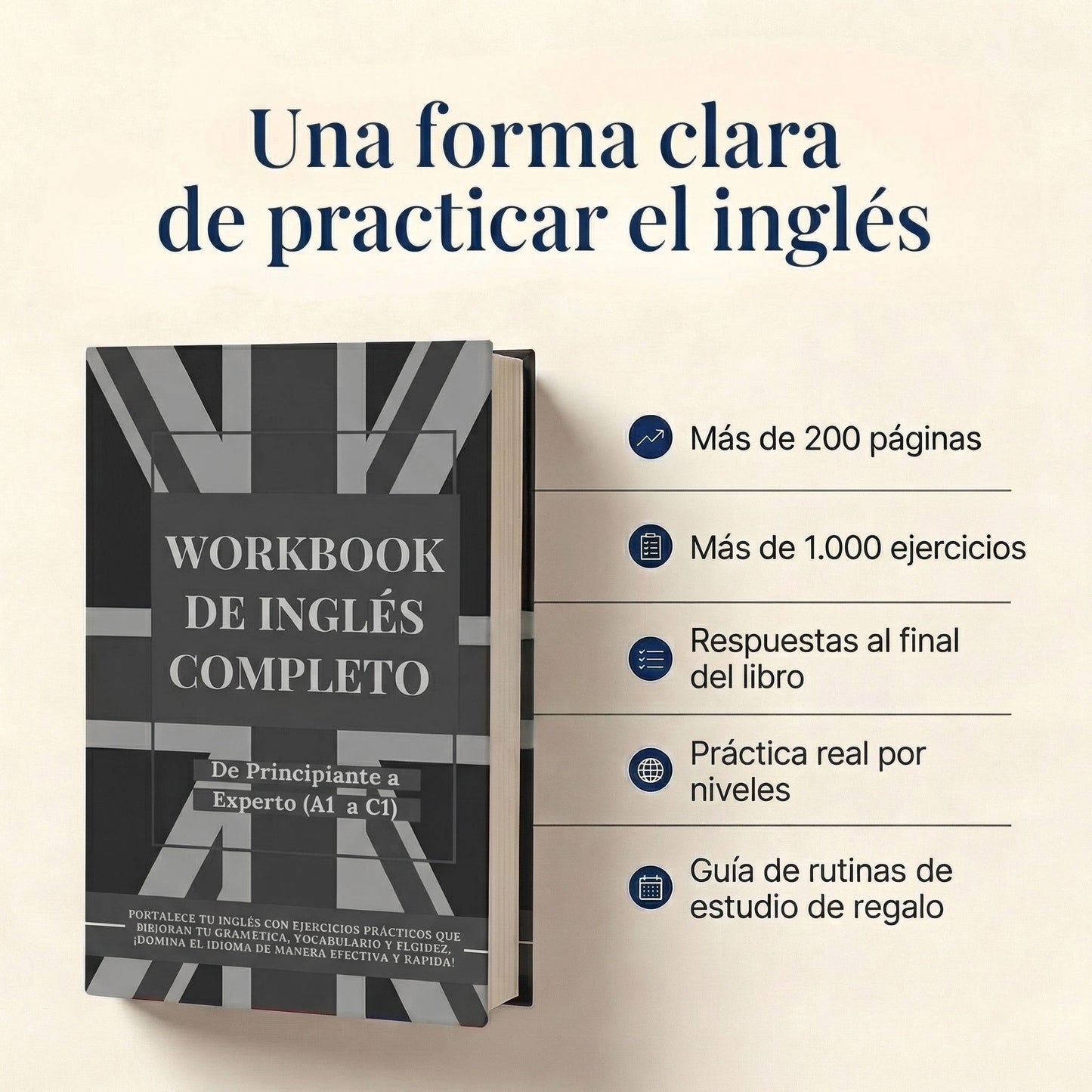Workbook de Inglés Completo (A1-C1)