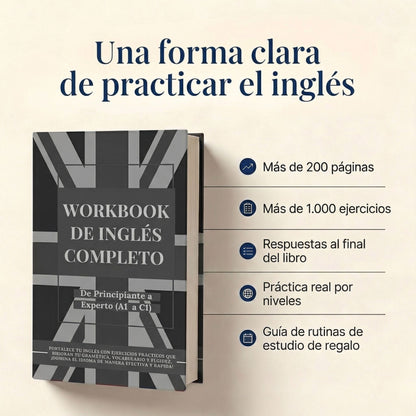 Workbook de Inglés Completo (A1-C1)