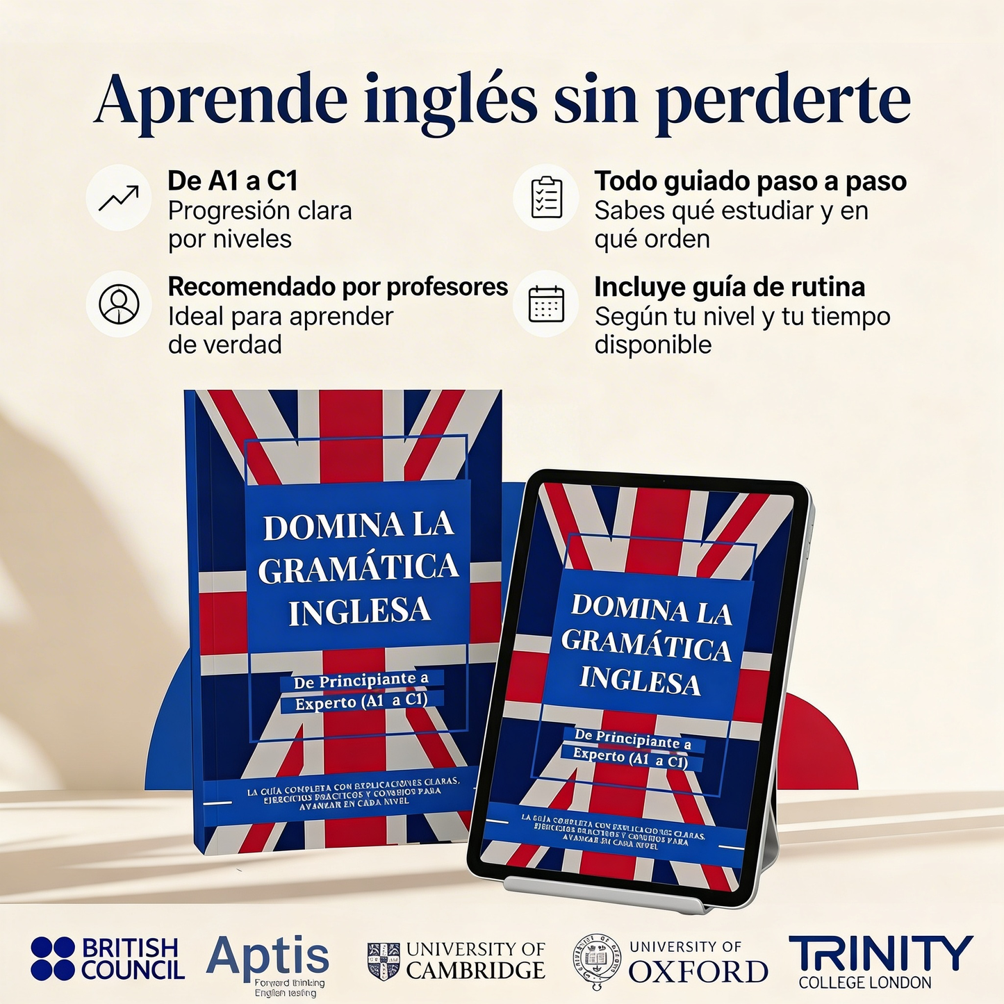 Domina la Gramática Inglesa: Guía Completa de A1 a C1