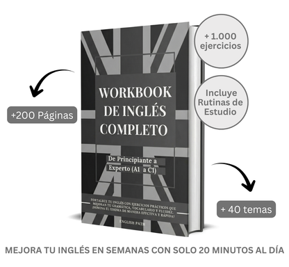 Workbook de Inglés Completo (A1-C1)