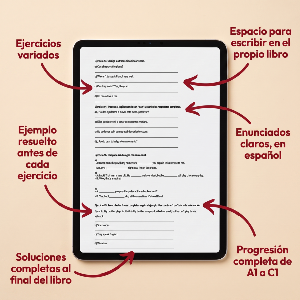 Workbook de Inglés Completo (A1 a C1)